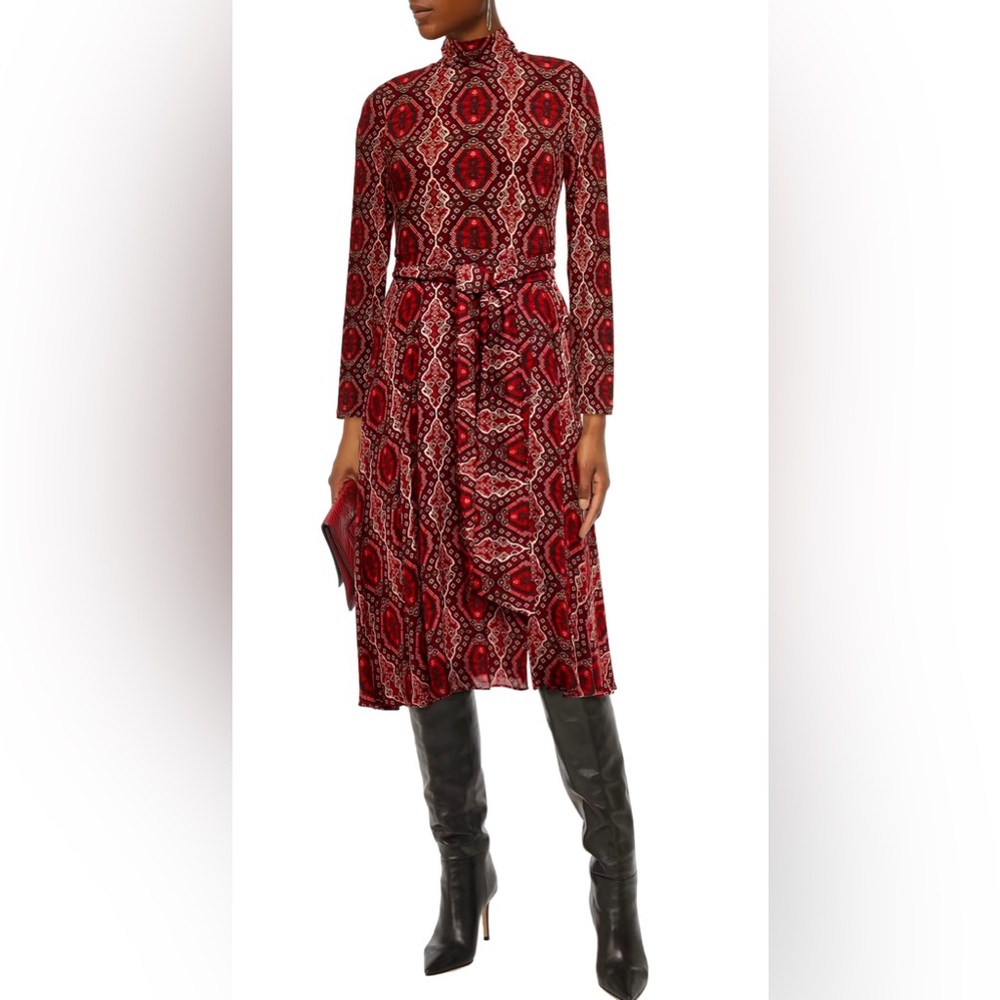 ALICE + OLIVIA
Paisley Print Midi Length Dress